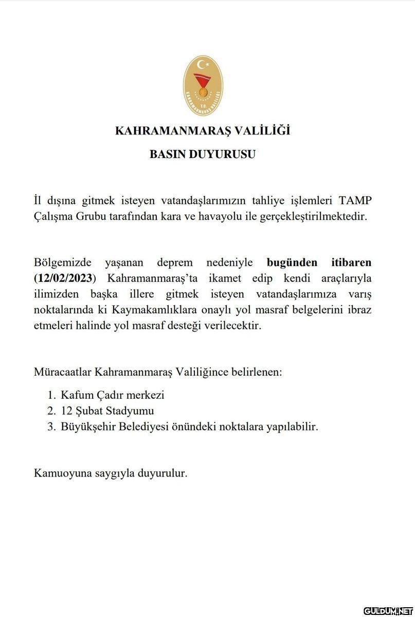 🚨‼️🚨RESMİ HABER🚨‼️🚨...