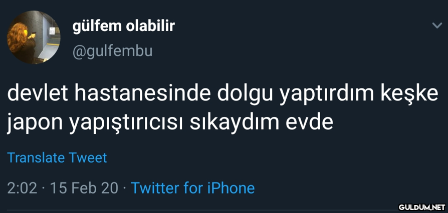 gülfem olabilir @gulfembu...
