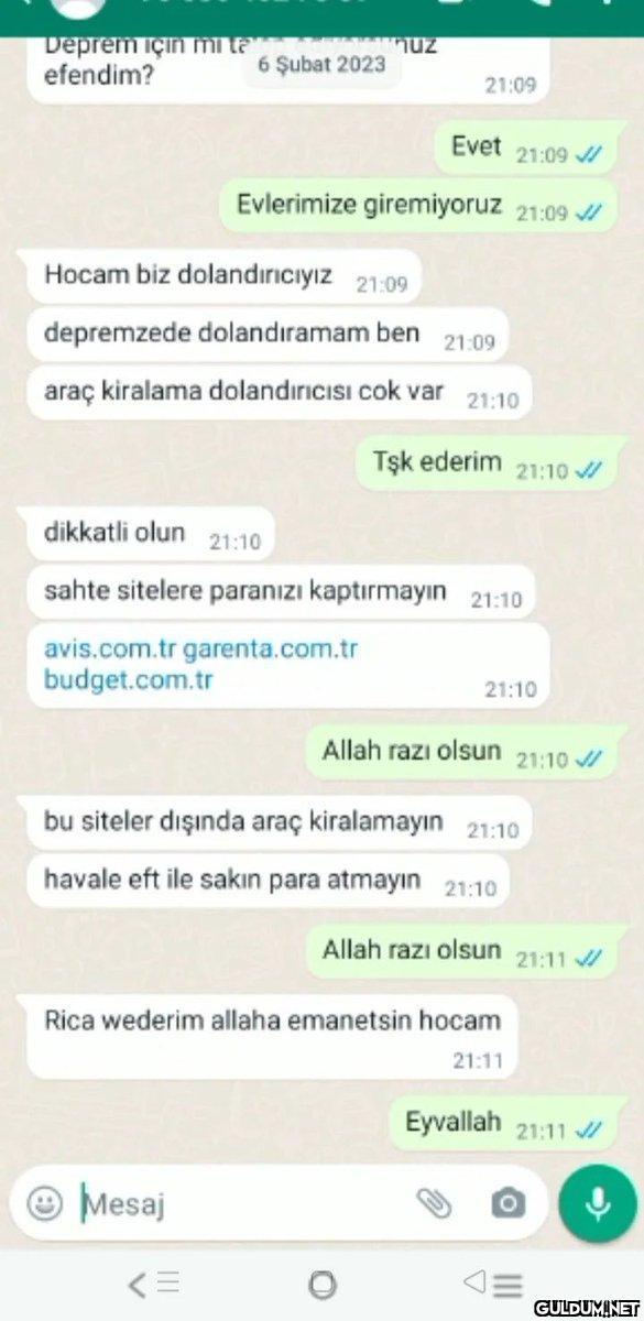 519-) vicdanlı dolandırıcı...