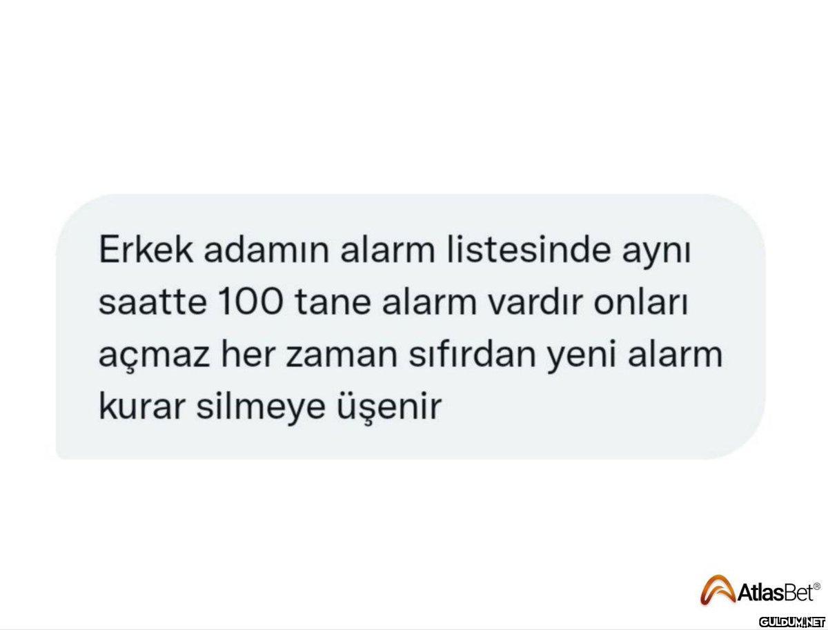 Erkek adamın alarm...