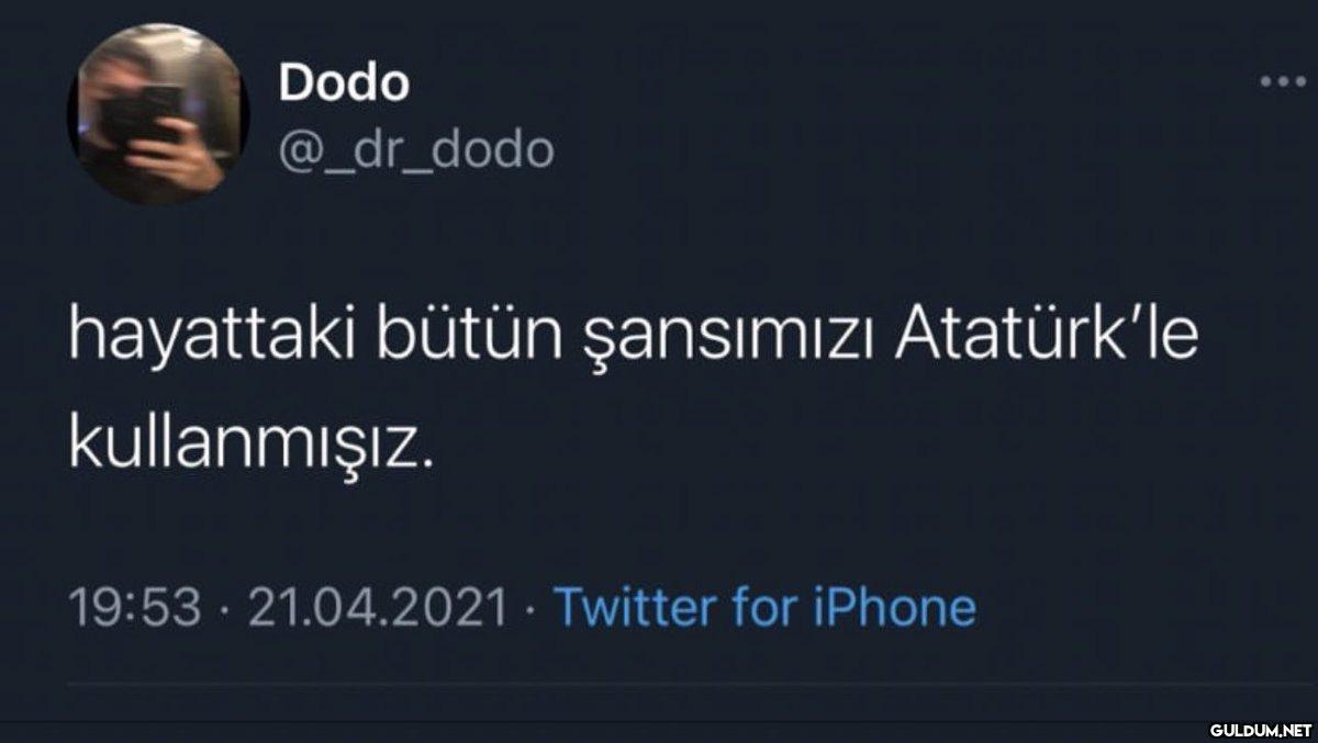 Dodo @_dr_dodo hayattaki...