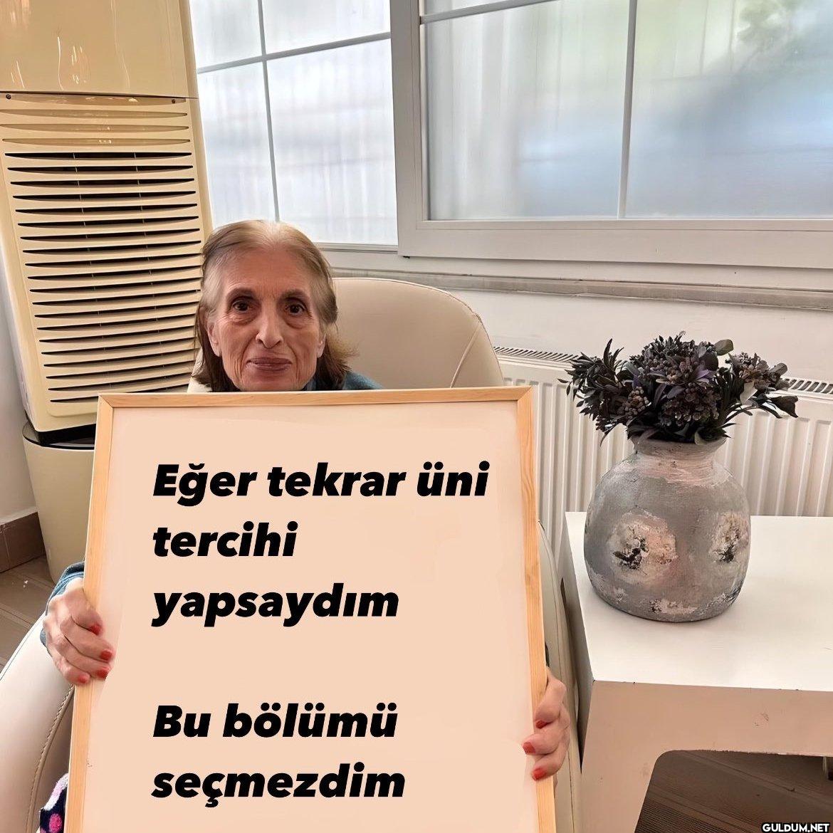 Eğer tekrar üni tercihi...