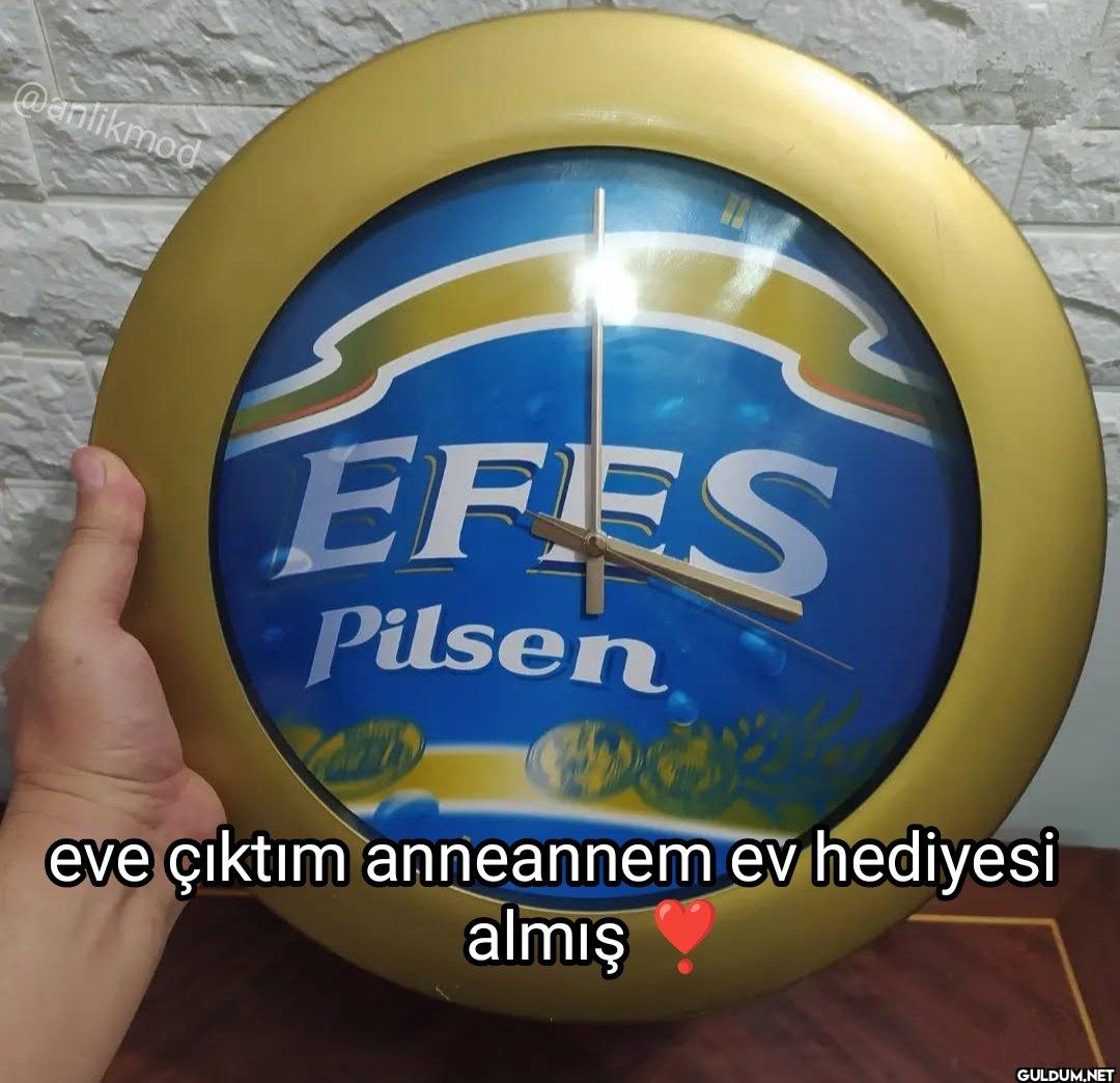 EFES Pilsen eve çıktım...
