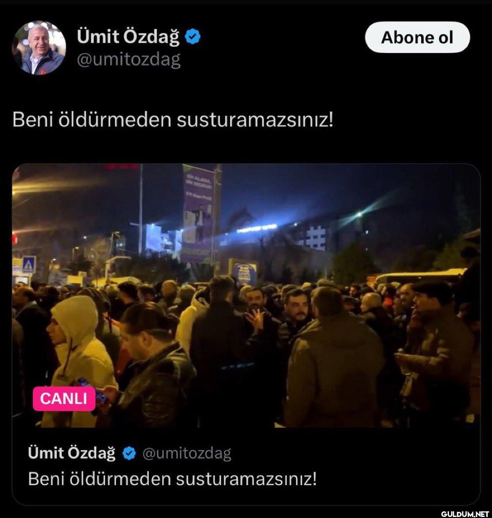 Ümit Özdağ:  "Beni...