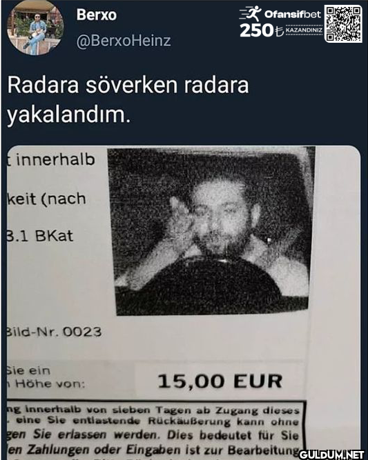 Berxo Ofansifbet 250₺...
