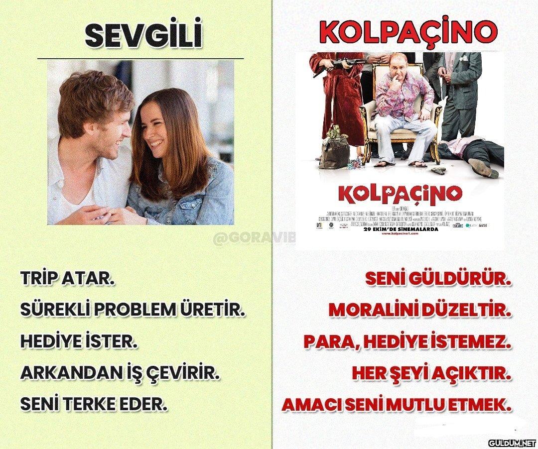 Sevgili vs Kolpaçino...