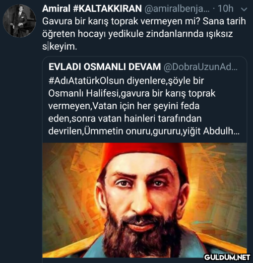 Amiral #KALTAKKIRAN...