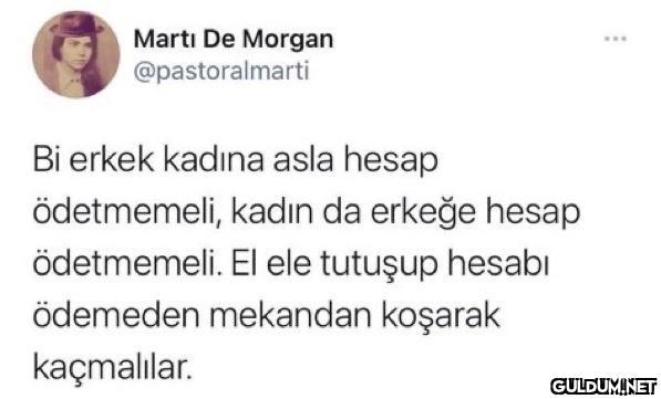 Marti De Morgan...