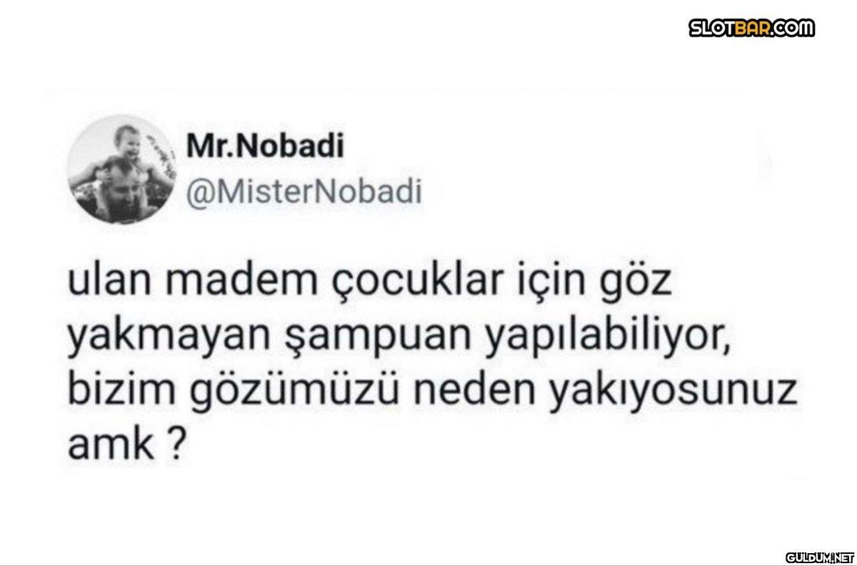 Mr.Nobadi @MisterNobadi...