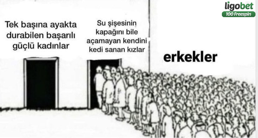 Tek başına ayakta...
