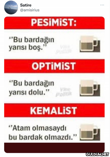 Satire @amisirius...