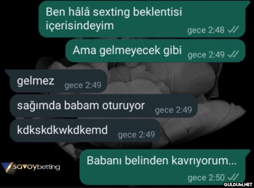 Ben hâlâ sexting...