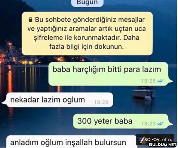Bugun Bu sohbete...