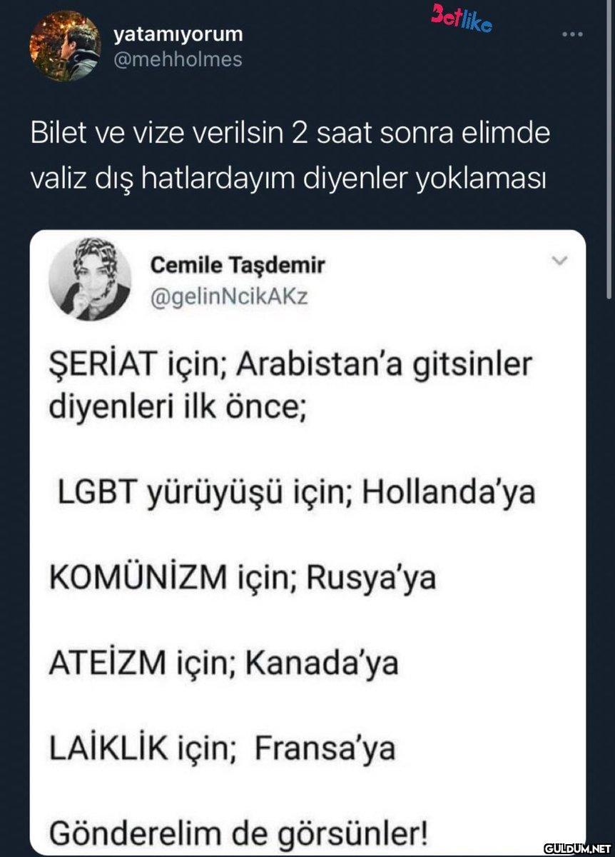 yatamıyorum @mehholmes...