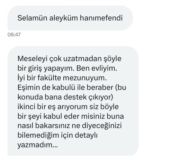 Selamün aleyküm...