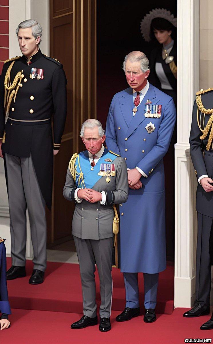 King Charles III, very sad...