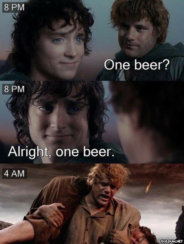 8 PM 8 PM One beer?...