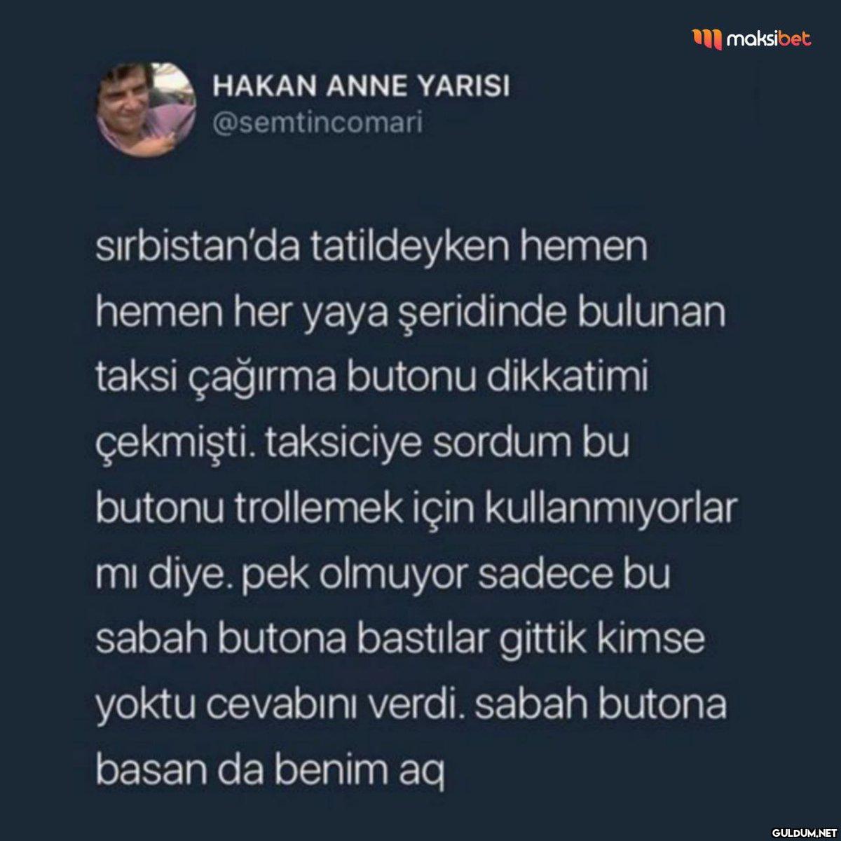 HAKAN ANNE YARISI...