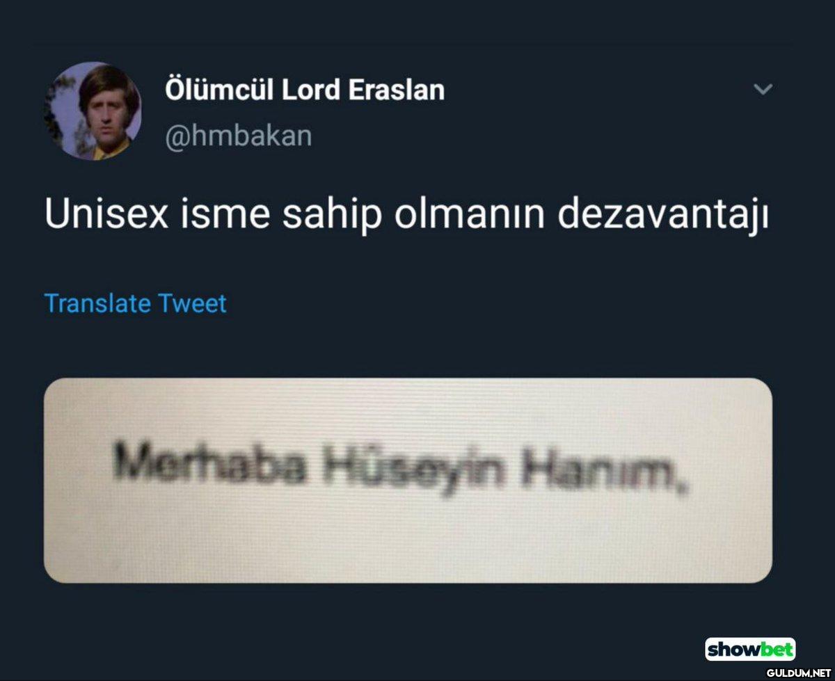 Ölümcül Lord Eraslan...