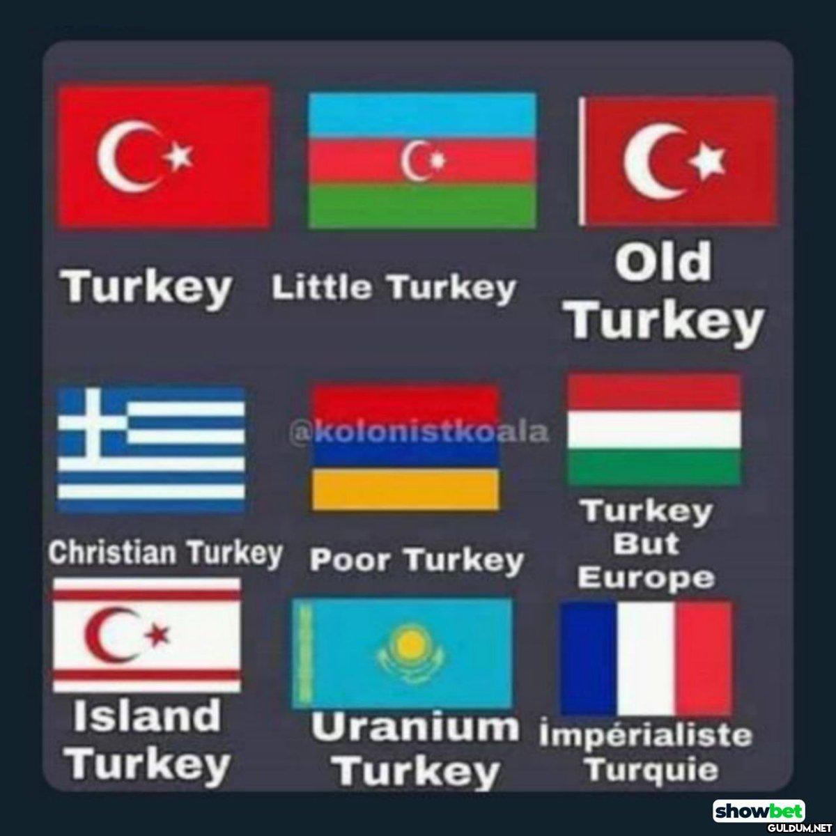 C+ Turkey Little Turkey = @kolonistkoala Christian Turkey Poor Turkey ...