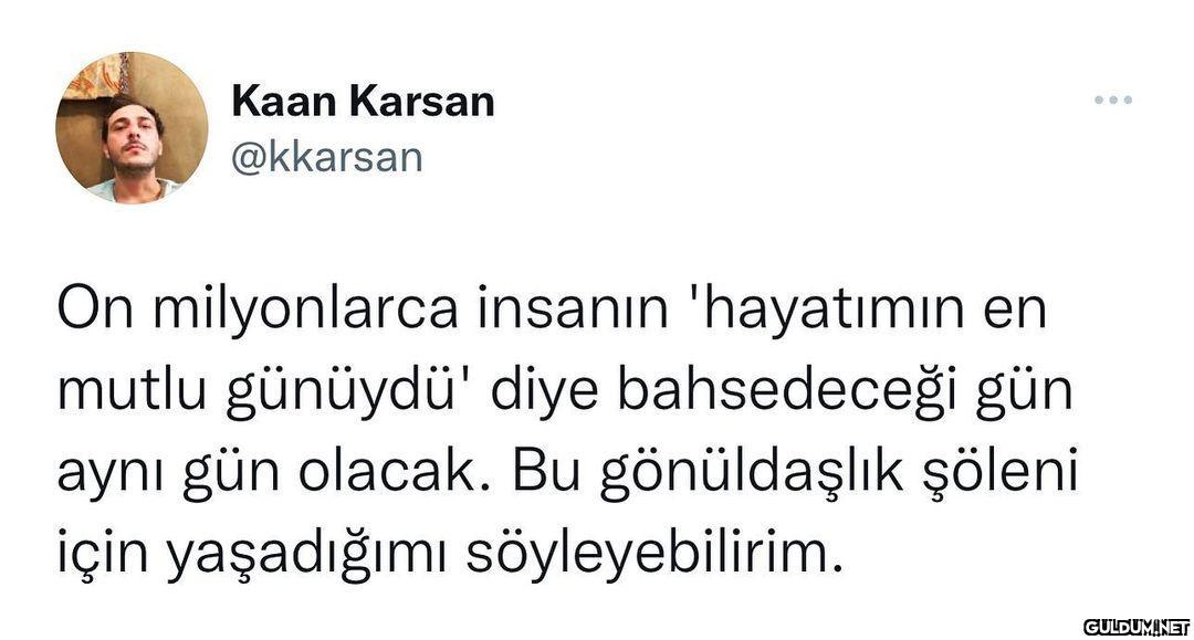 Kaan Karsan @kkarsan On...