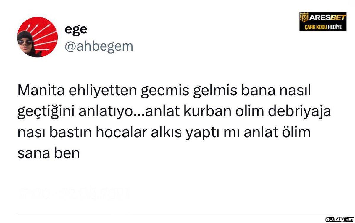 ege @ahbegem ARESBET ÇARK...