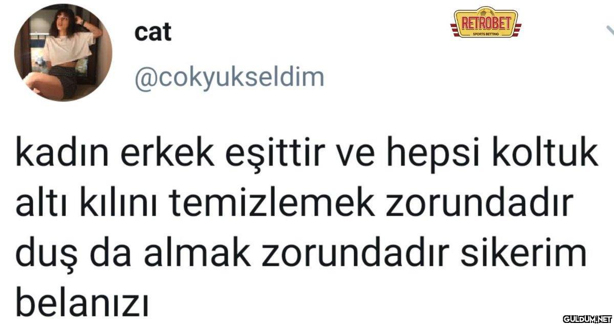 cat @cokyukseldim RETROBET...