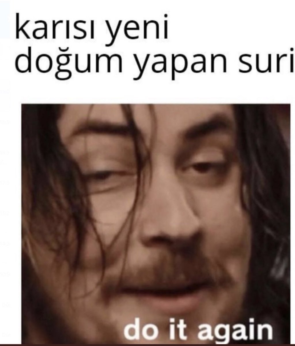 karısı yeni doğum yapan...