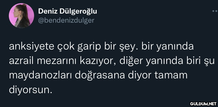 Deniz Dülgeroğlu...