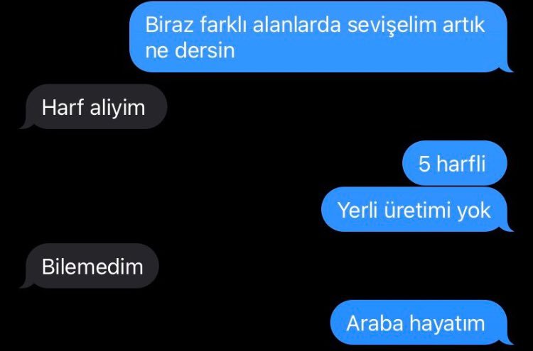 Biraz farklı alanlarda...
