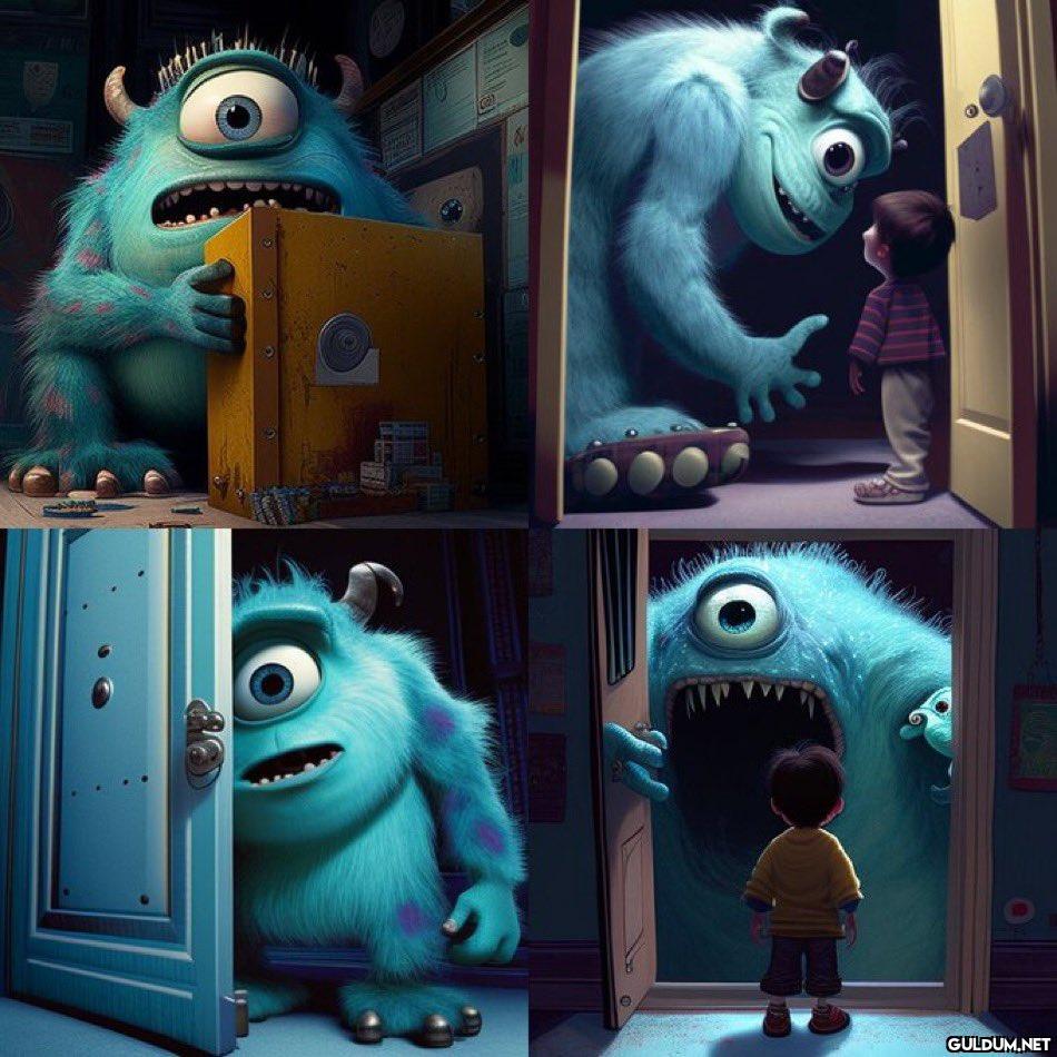 Monsters Inc if it was a...