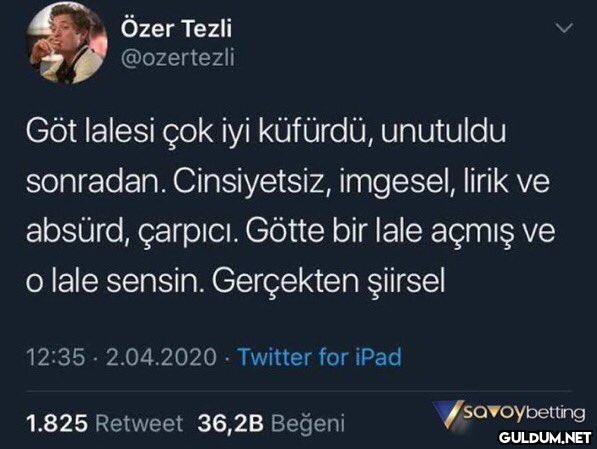 Özer Tezli @ozertezli Göt...