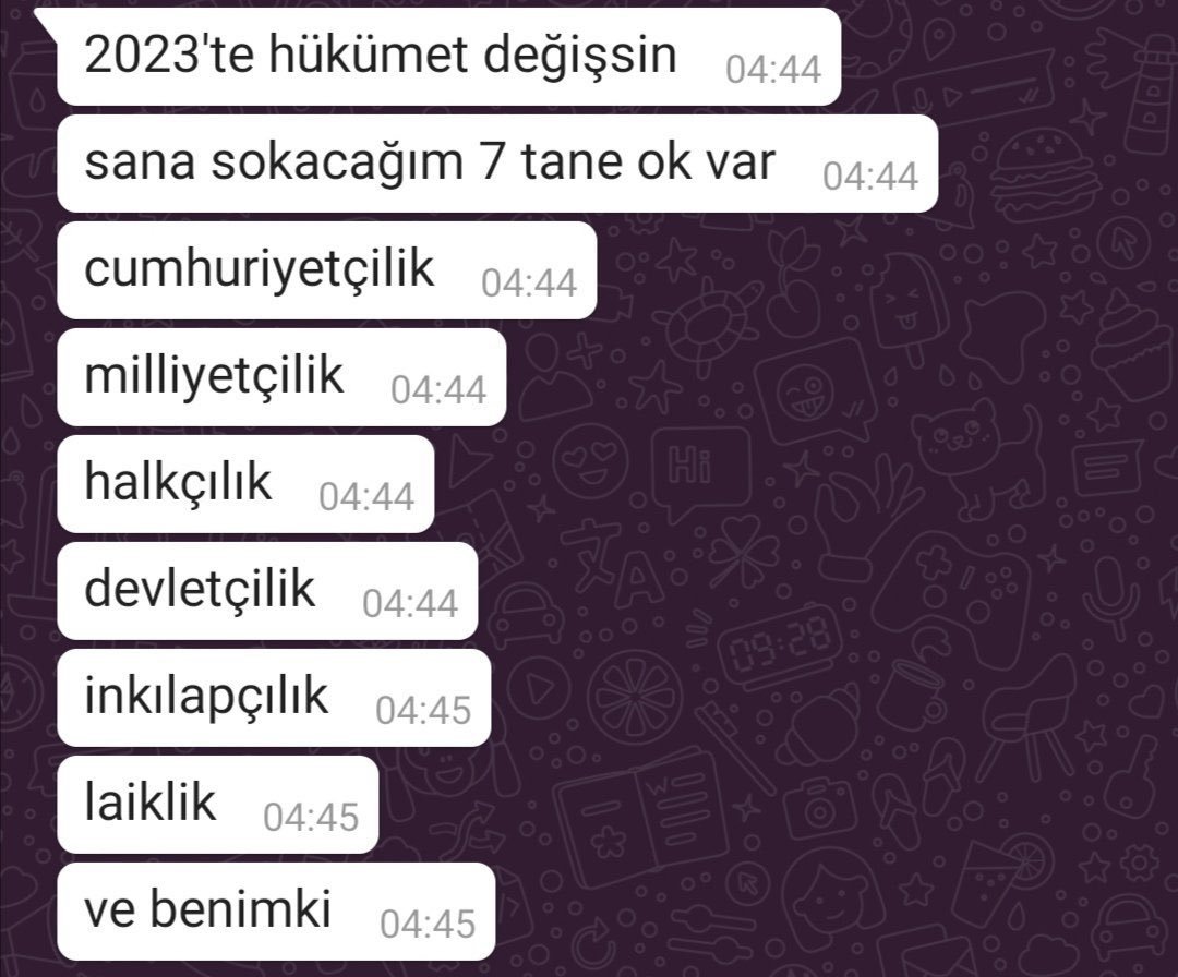 az kaldı...