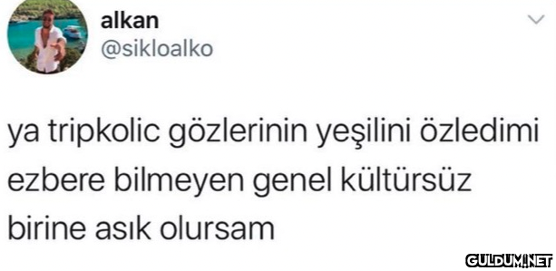alkan @sikloalko ya...