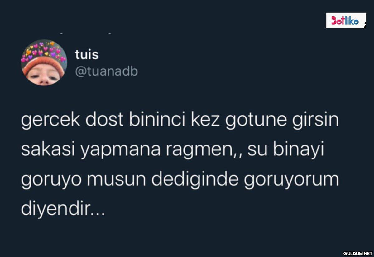 tuis @tuanadb Betlike...
