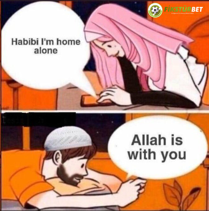 Habibi I'm home alone...