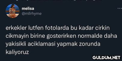 melisa @mllrhyme erkekler...