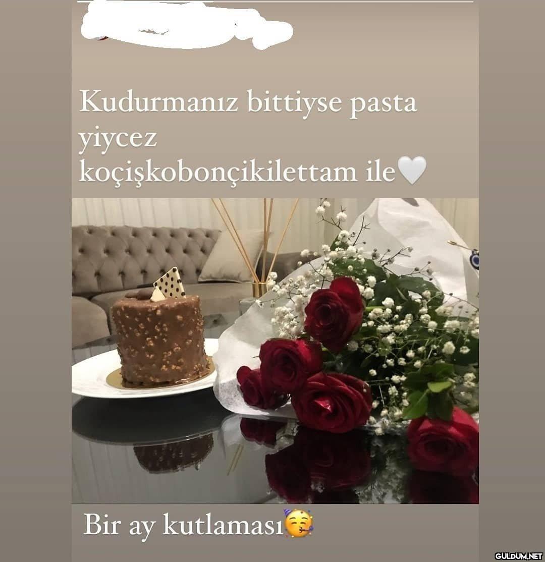 Kudurmanız bittiyse pasta...