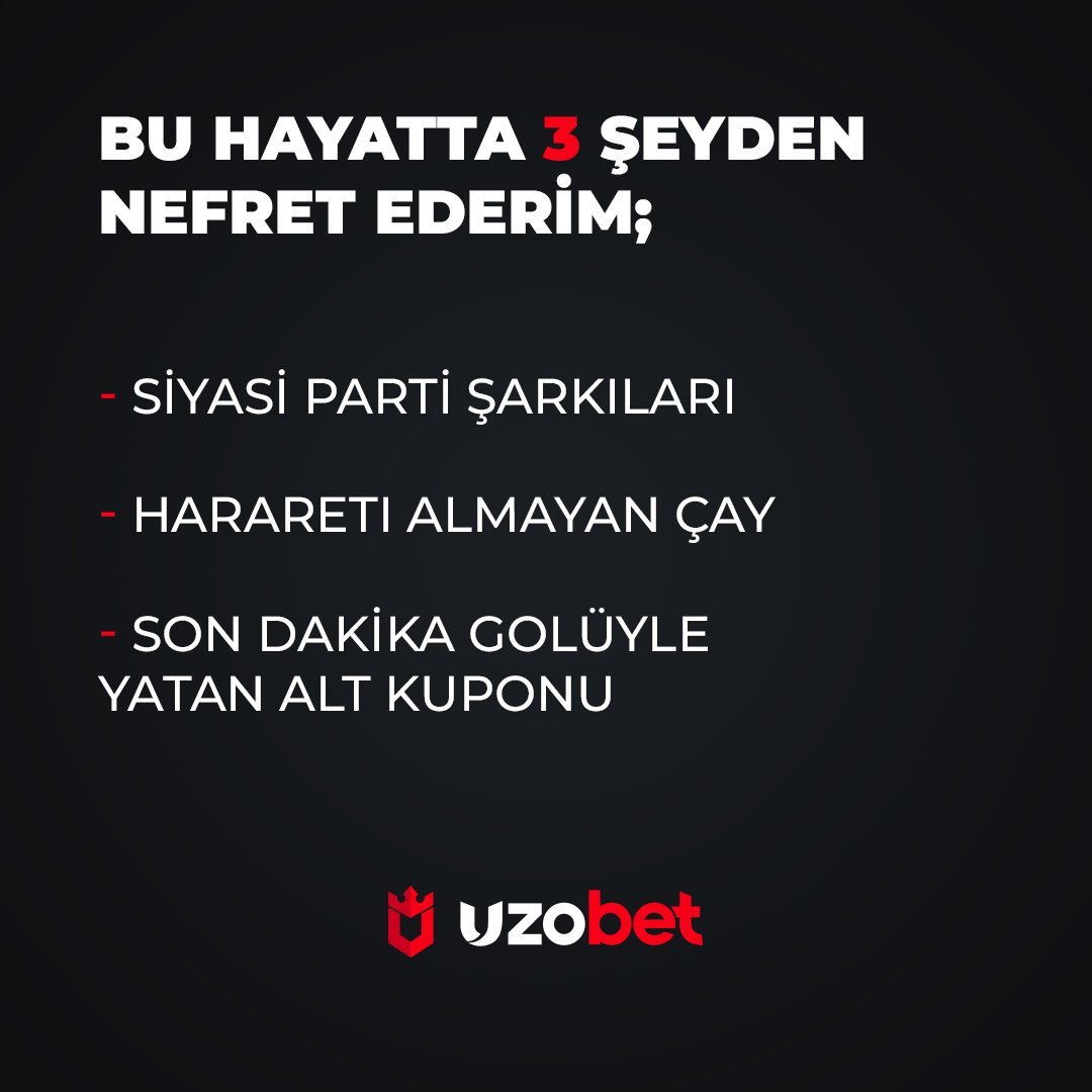 Nefret ettiğin 3 şeyi...