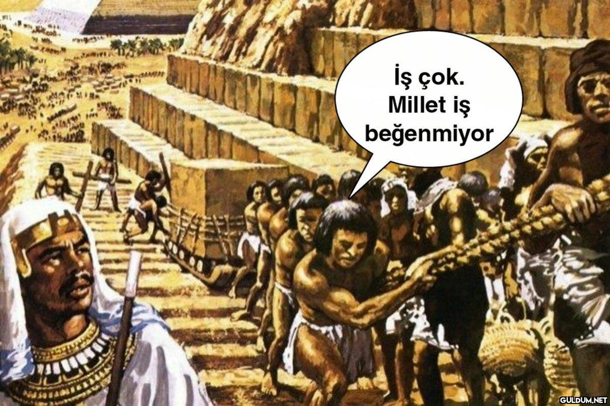 İş çok. Millet iş...