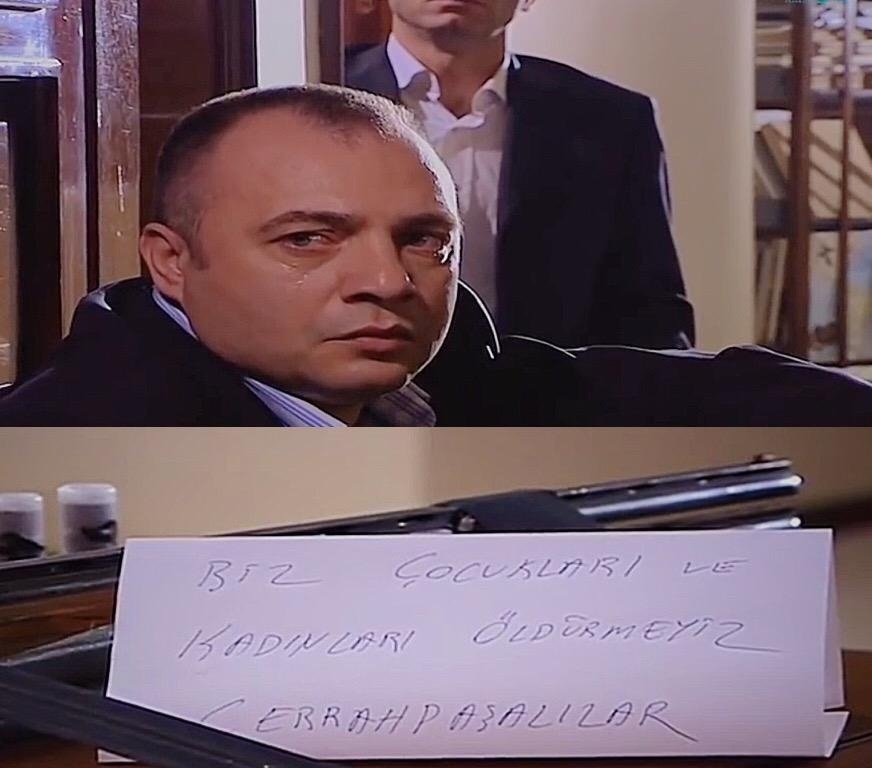 Dizide çok kısa süre yer...