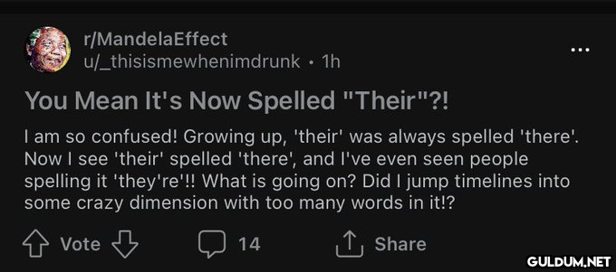 r/Mandela Effect...