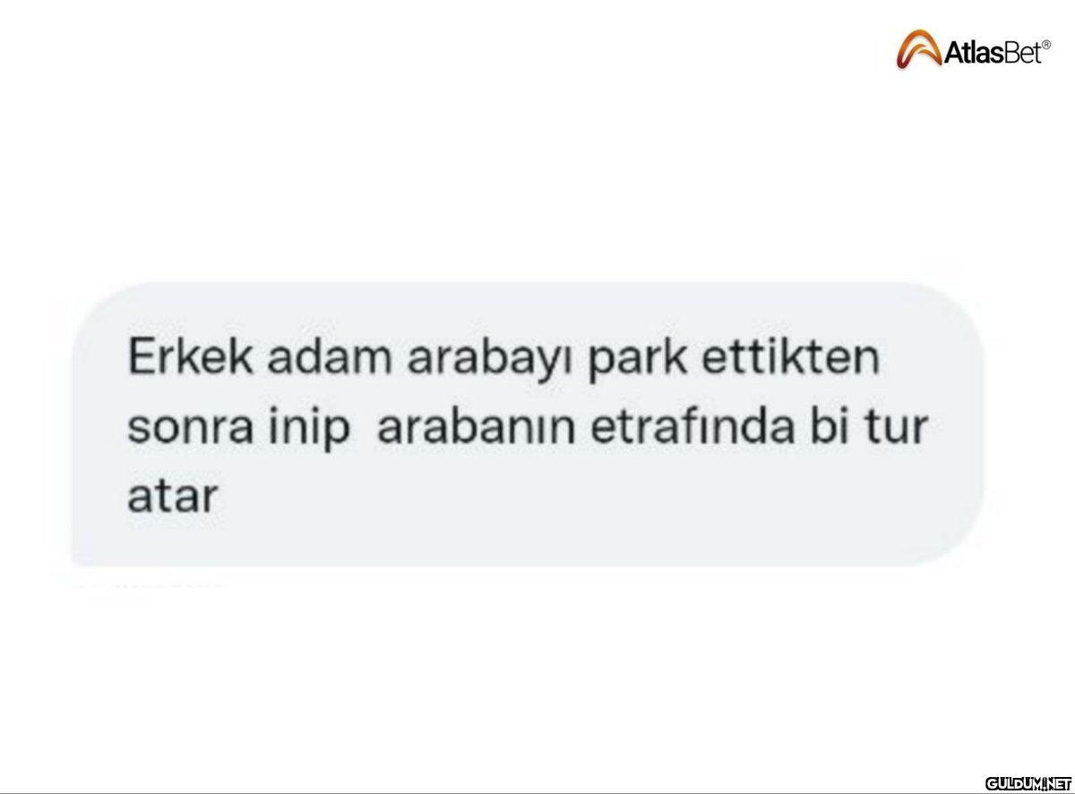 Erkek adam arabayı park...