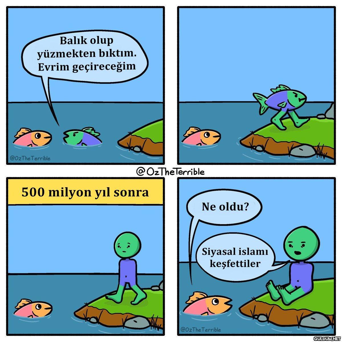 Balık olup yüzmekten...