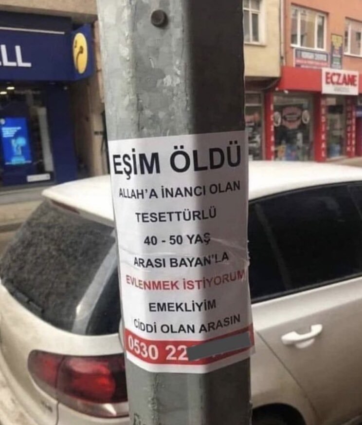 LLL EŞİM ÖLDÜ ALLAH'A...
