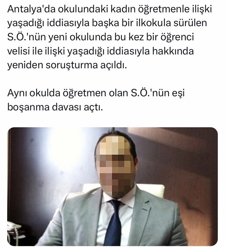 Antalya'da okulundaki...