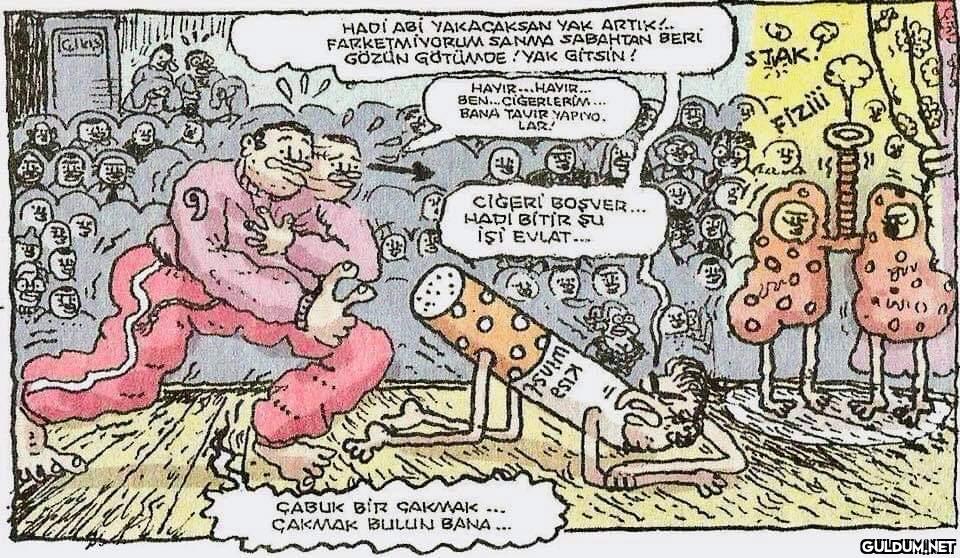 Sağlık tiyatrosu...