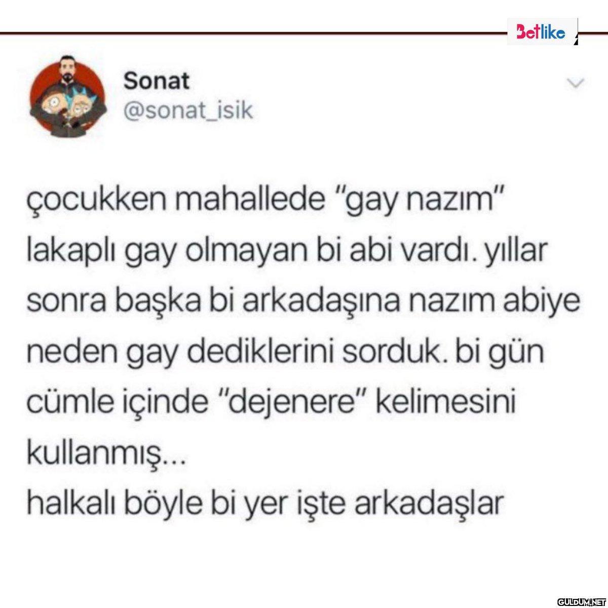 Sonat @sonat_isik Betlike...