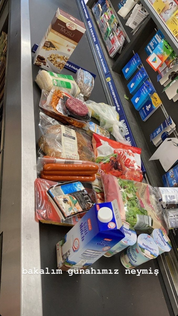 Bir market alışverişi....