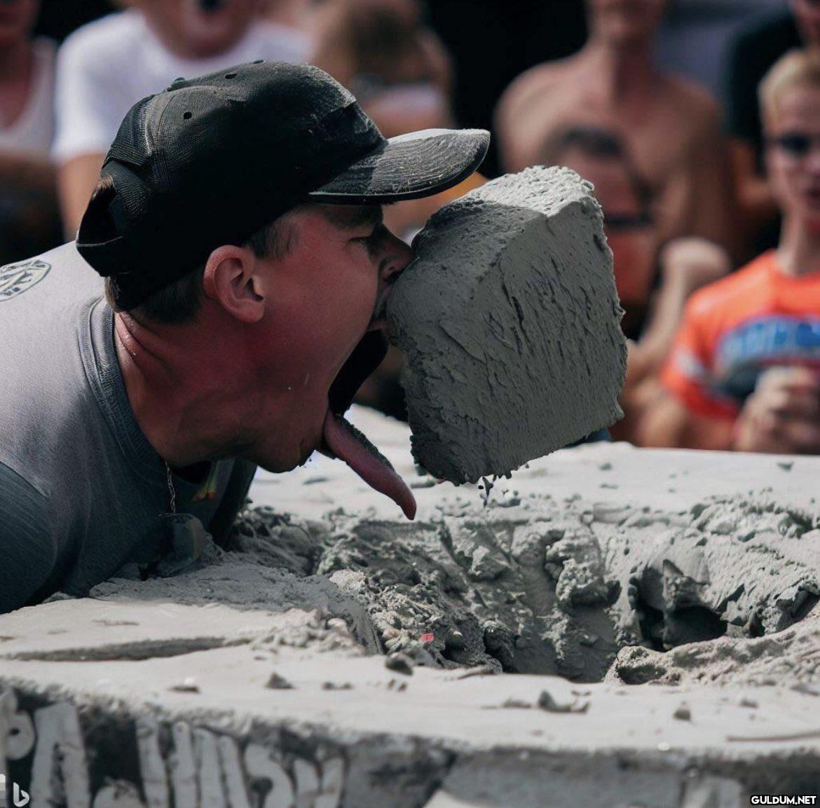 Annual Concrete eating...